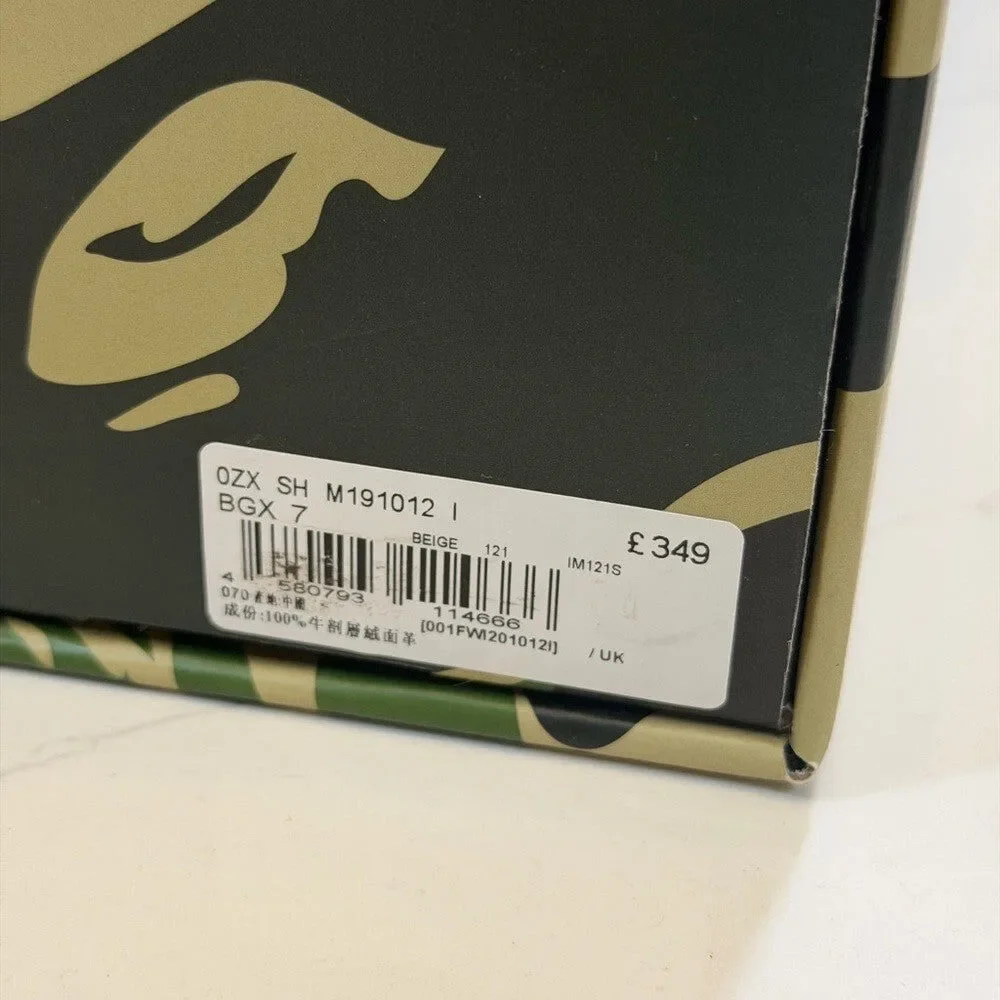 A Bathing Ape Manhunt M2 Boots suede neutral